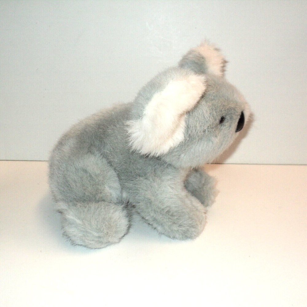 Dakin Koala Plush Stuffed Animal 6" High, Gray and White Vintage 1990 Excellent